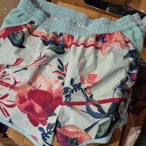 ZELOS Women's Floral Athletic Shorts - Multicolor